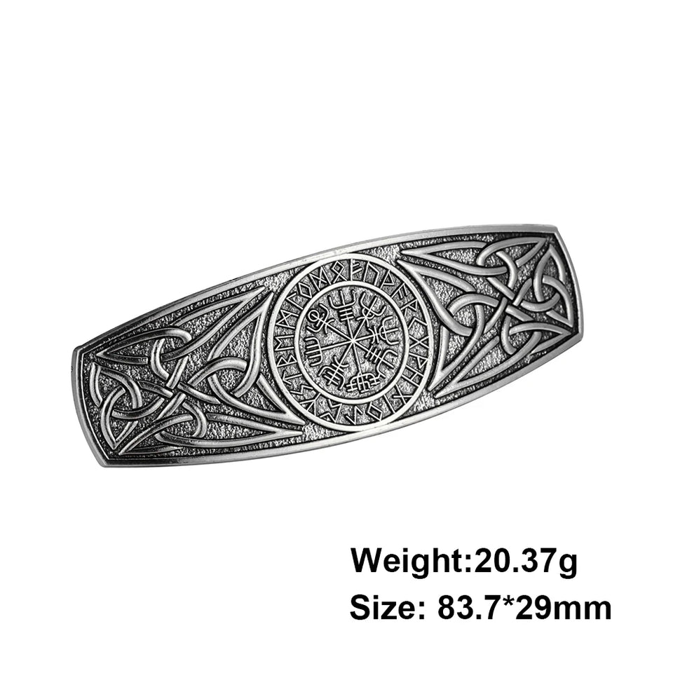 Vintage Celtic Tree of Life Hair Clips - Wicca Flower Barrettes for Women