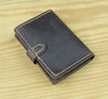 Business Card Holder - Genuine Leather Credit Card Wallet & ID Organizer