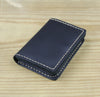 Business Card Holder - Genuine Leather Credit Card Wallet & ID Organizer