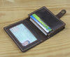 Business Card Holder - Genuine Leather Credit Card Wallet & ID Organizer