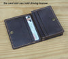 Business Card Holder - Genuine Leather Credit Card Wallet & ID Organizer