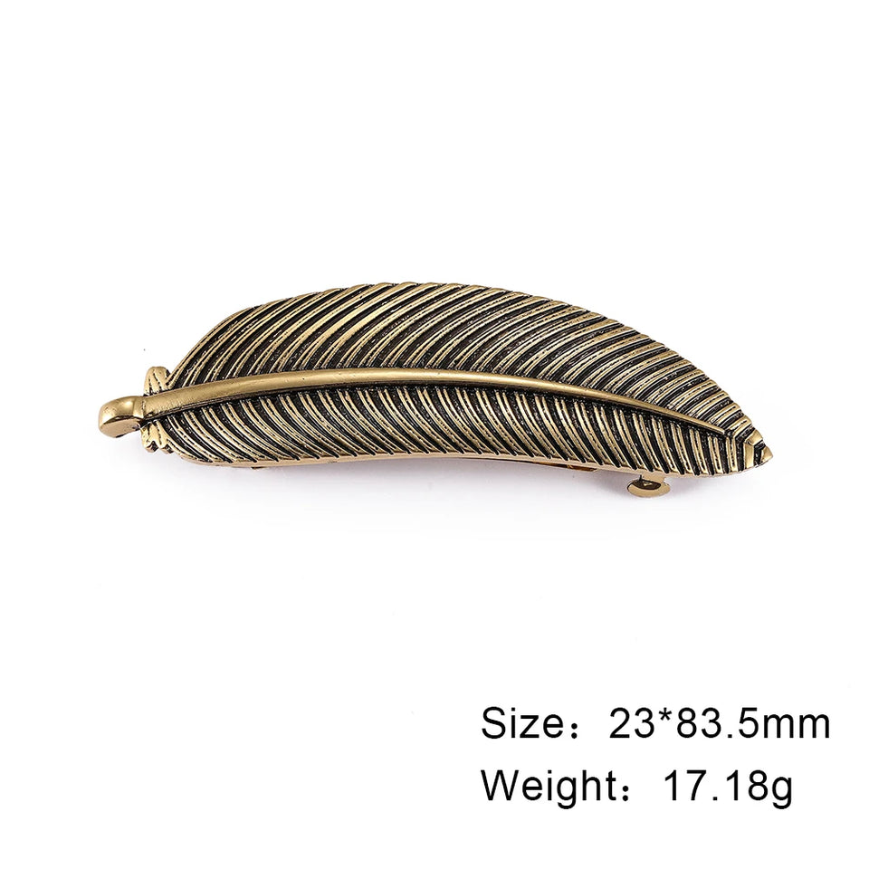 Vintage Celtic Tree of Life Hair Clips - Wicca Flower Barrettes for Women