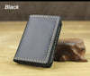 Business Card Holder - Genuine Leather Credit Card Wallet & ID Organizer