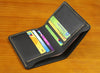 Vintage Crazy Horse Leather Wallet - Handmade Men's Bifold with Money Clip