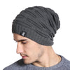 Long Knitted Beanie Hat - High Quality Winter Cap for Men & Women