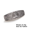Vintage Celtic Tree of Life Hair Clips - Wicca Flower Barrettes for Women