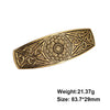 Vintage Celtic Tree of Life Hair Clips - Wicca Flower Barrettes for Women