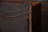 Vintage Crazy Horse Leather Wallet - Handmade Men's Bifold with Money Clip