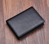 Business Card Holder - Genuine Leather Credit Card Wallet & ID Organizer