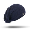 Long Knitted Beanie Hat - High Quality Winter Cap for Men & Women