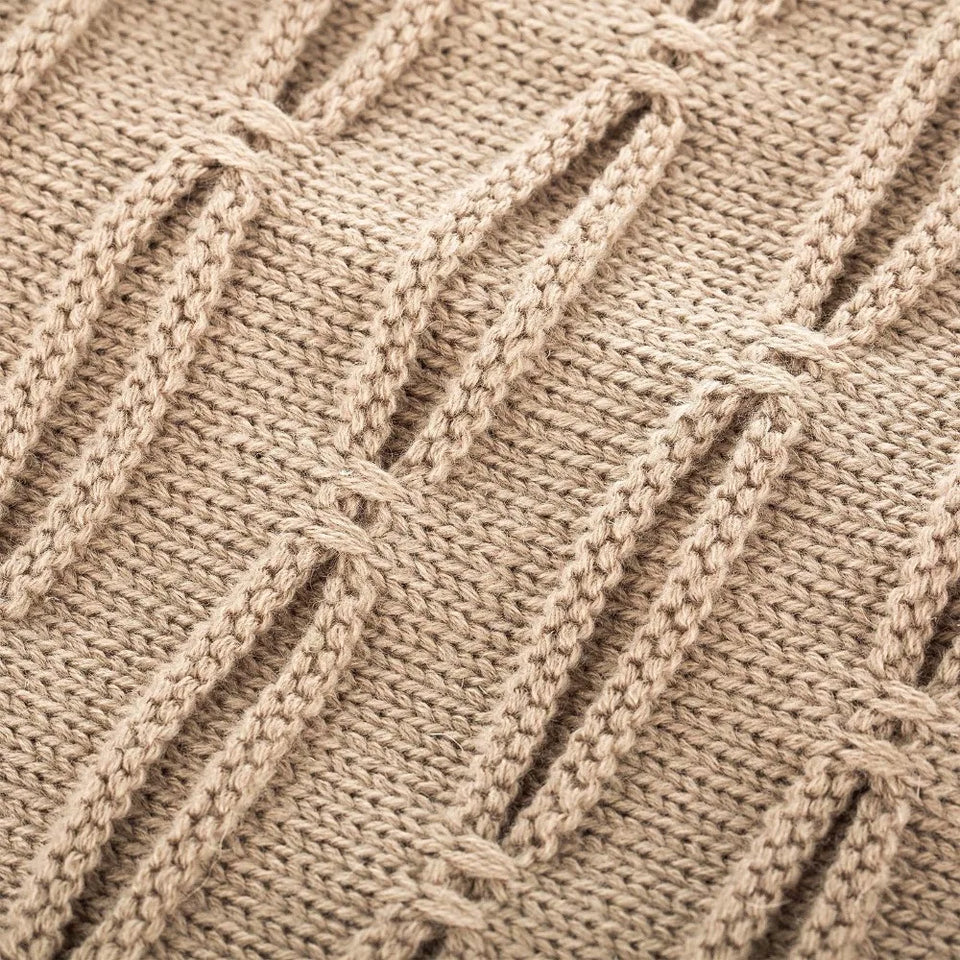 Long Knitted Beanie Hat - High Quality Winter Cap for Men & Women