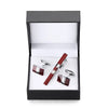 Men's Golden Sax Cufflinks Set - Music Tie Bar & Cufflinks Jewelry