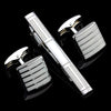Luxury Metal Cufflinks & Tie Clip Set - 10 Styles Premium Men's Accessories