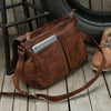 Vintage Leather Messenger Bag - Men's Casual Crossbody Shoulder Bag