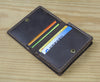 Business Card Holder - Genuine Leather Credit Card Wallet & ID Organizer
