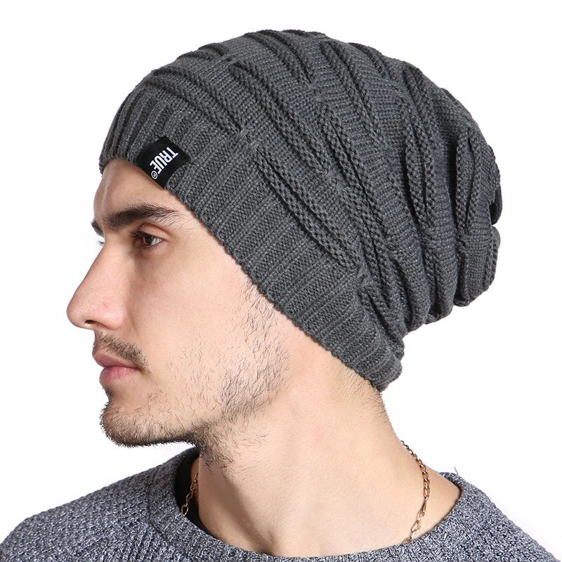 Long Knitted Beanie Hat - High Quality Winter Cap for Men & Women