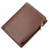 Personalized Men's Leather Wallet - Custom Engraving with Coin Purse & Card Storage