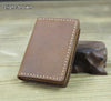 Business Card Holder - Genuine Leather Credit Card Wallet & ID Organizer