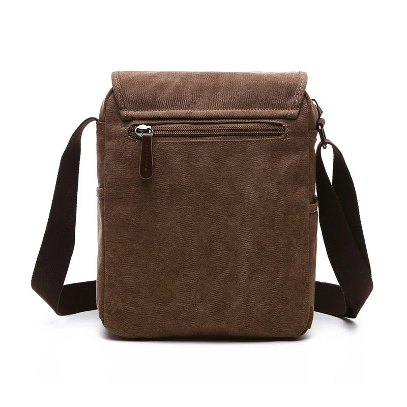 High Quality Canvas Shoulder Bag - Designer Unisex Messenger Bag with Large Capacity