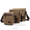 High Quality Canvas Shoulder Bag - Designer Unisex Messenger Bag with Large Capacity