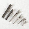 50Pcs Metal Alligator Hair Clips - Duckbill Blank Base for DIY Hair Accessories