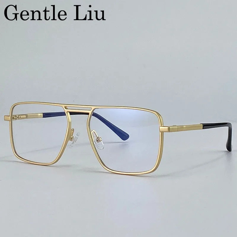 Steampunk Driving Sunglasses - Oversized Square Punk Design with UV400 Protection