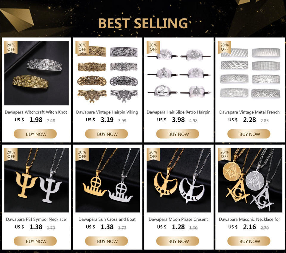 Vintage Celtic Tree of Life Hair Clips - Wicca Flower Barrettes for Women