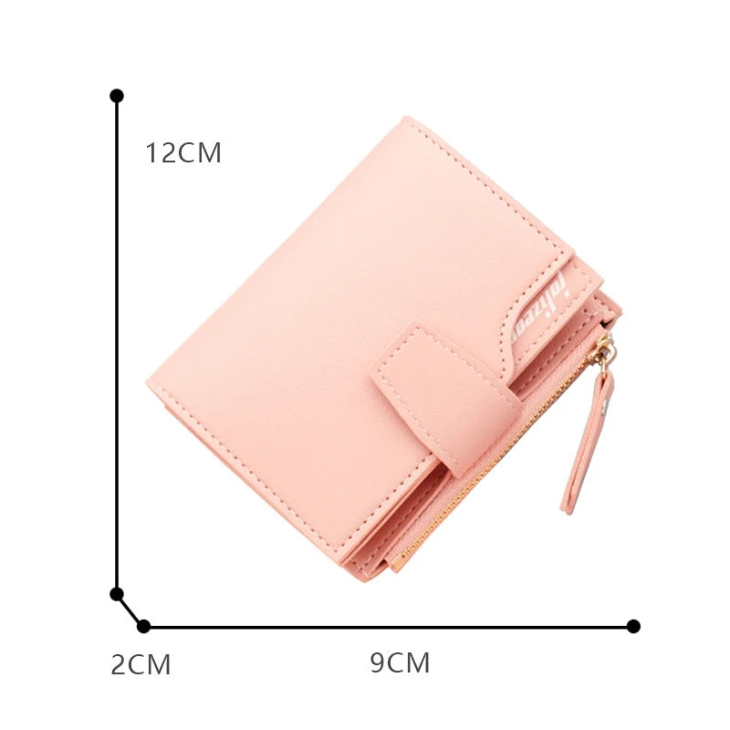 Compact Wallet - Small Women's Purse with Multiple Card Slots