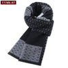 Luxury Men's Cashmere Scarf - Winter Wool Plaid Muffler Perfect for Gifts