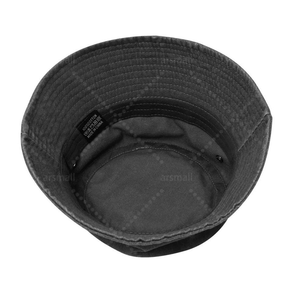 Unisex Viking Bucket Hat - Adjustable Cotton Sun Hat for Beach & Travel