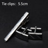 Men's Classic Cufflinks & Tie Clip Set - Luxury Fashion Jewelry Gift