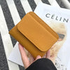 Women's Leather Wallet - Small Folding Purse with Multiple Compartments