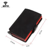 Split Leather RFID Wallet for Men - Slim Pop-Up Design with Money Clip