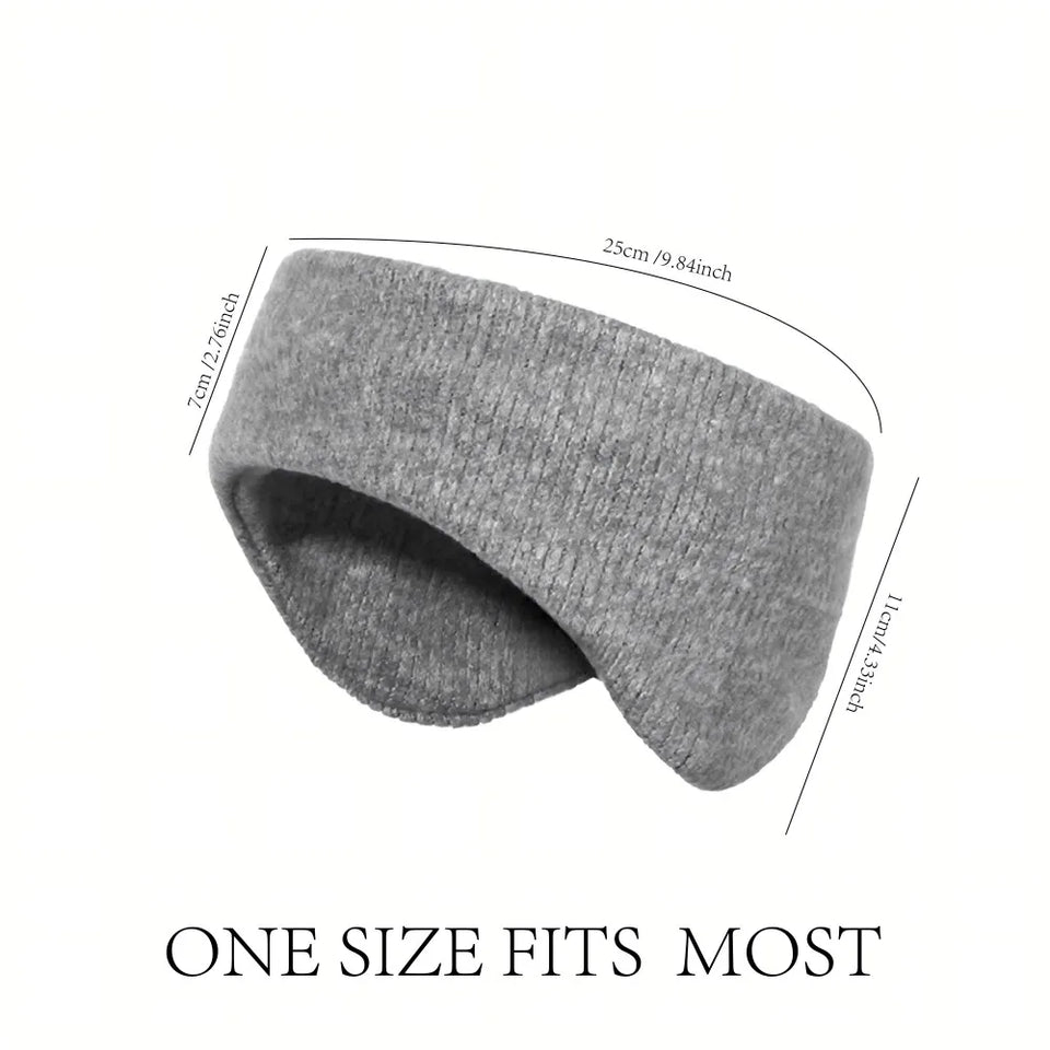 Elastic Thermal Headband - Winter Sports Ear Warmer for Running & Skiing
