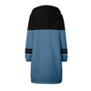 Y2K Long Sleeve Hoodie for Women - Versatile Color Block Zip Sweatshirt