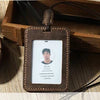 Business Card Holder - Genuine Leather Credit Card Wallet & ID Organizer
