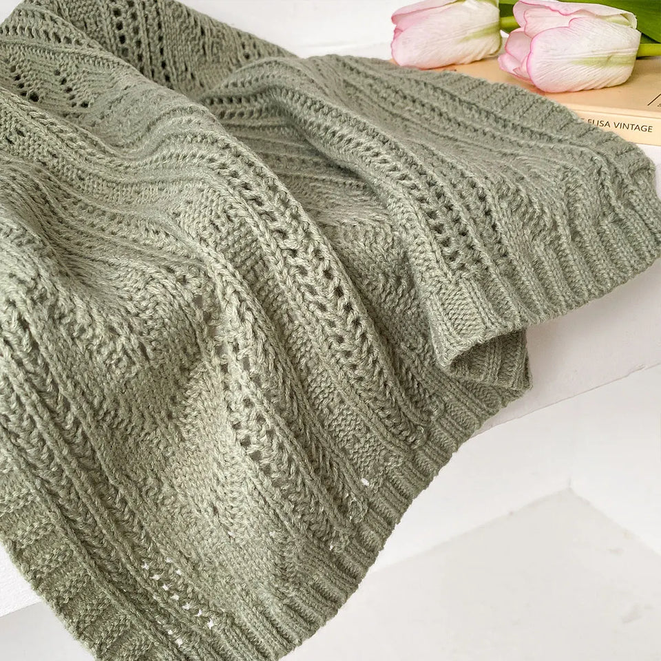 Korean Style Knitted Shawl - Summer Air Conditioning Neck Cape for Women