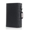 RFID Pop-Up Card Case - Leather Wallet with Multiple Compartments for Men & Women