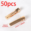 50Pcs Metal Alligator Hair Clips - Duckbill Blank Base for DIY Hair Accessories