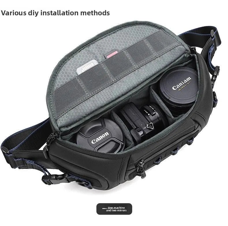 Waterproof Camera Bag - Multi-Function Crossbody for Travel & Outdoor Photography