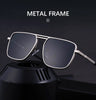 Steampunk Driving Sunglasses - Oversized Square Punk Design with UV400 Protection