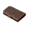 Split Leather RFID Wallet for Men - Slim Pop-Up Design with Money Clip