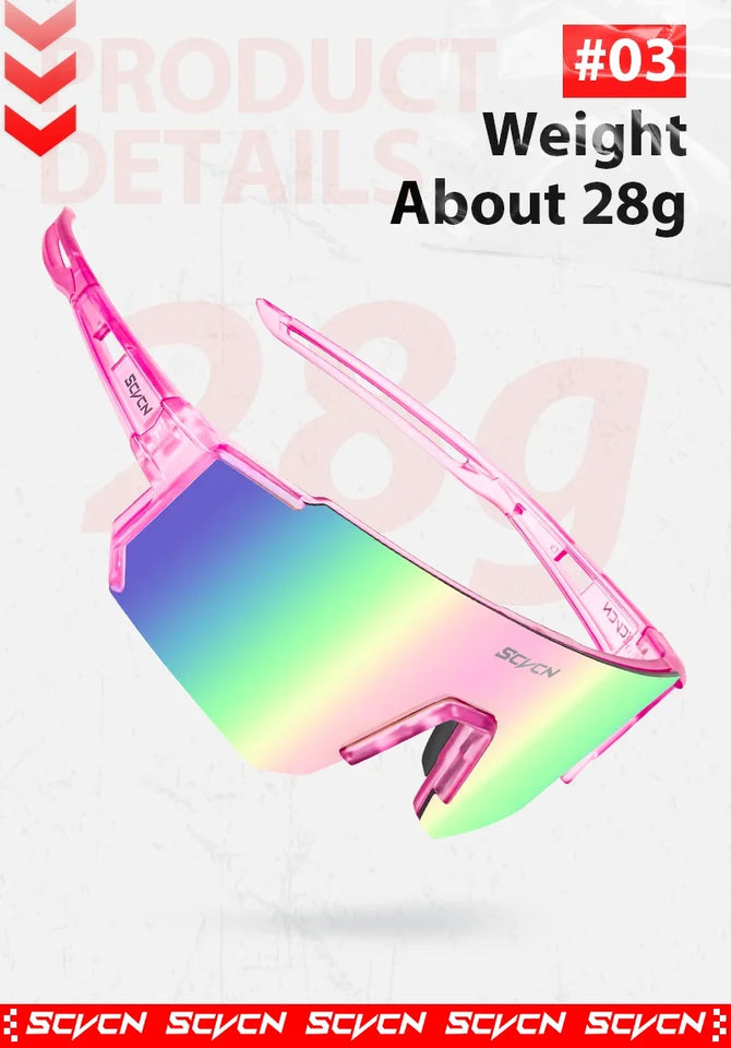 SCVCN Sports Sunglasses - UV400 Cycling & Outdoor Protective Eyewear