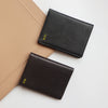 Custom Engraved Leather Card Holder - Personalized Business Wallet for Men