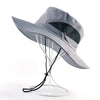 Anti-UV Wide Brim Hat - Unisex Sun Protection for Fishing, Hiking & Beach