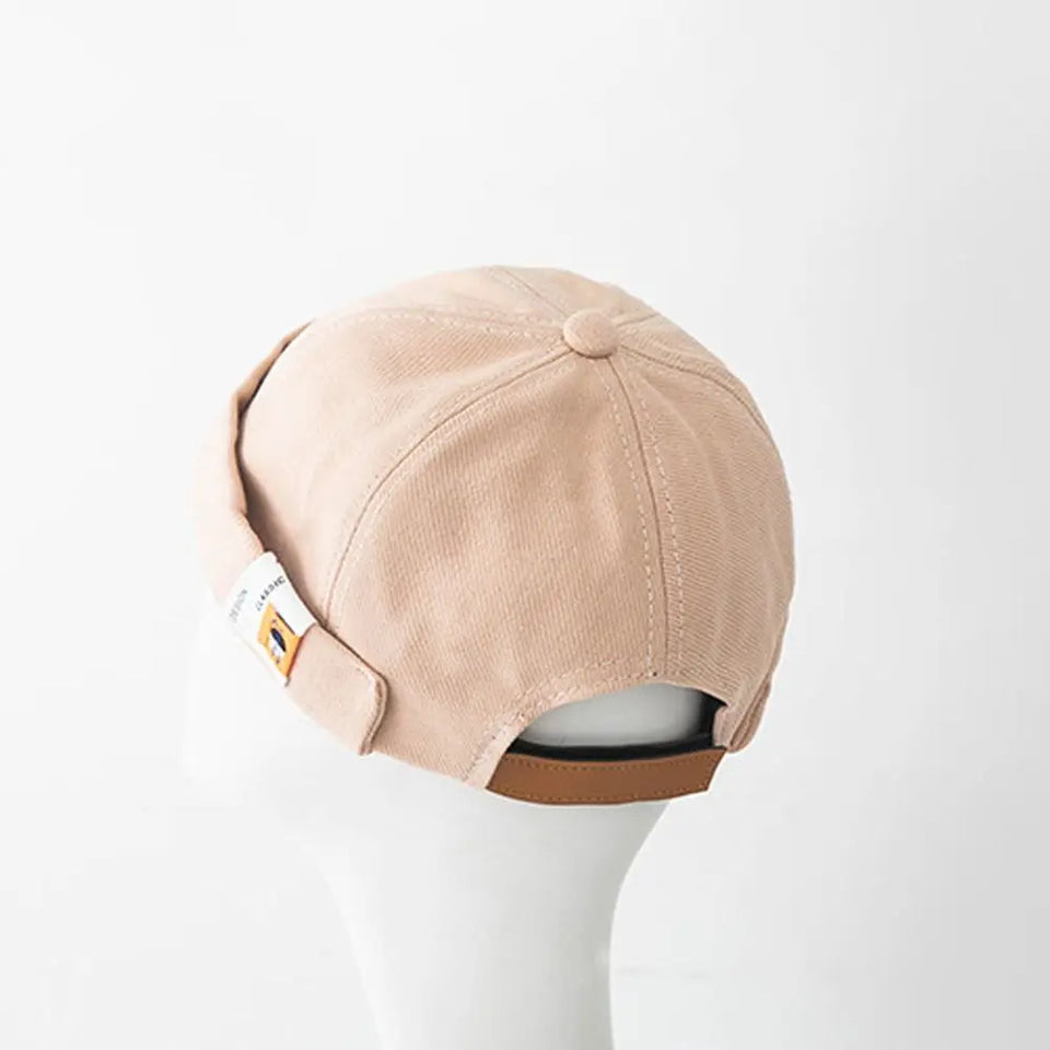 Casual Sailor Cap - Retro Adjustable Brimless Hat for Men & Women