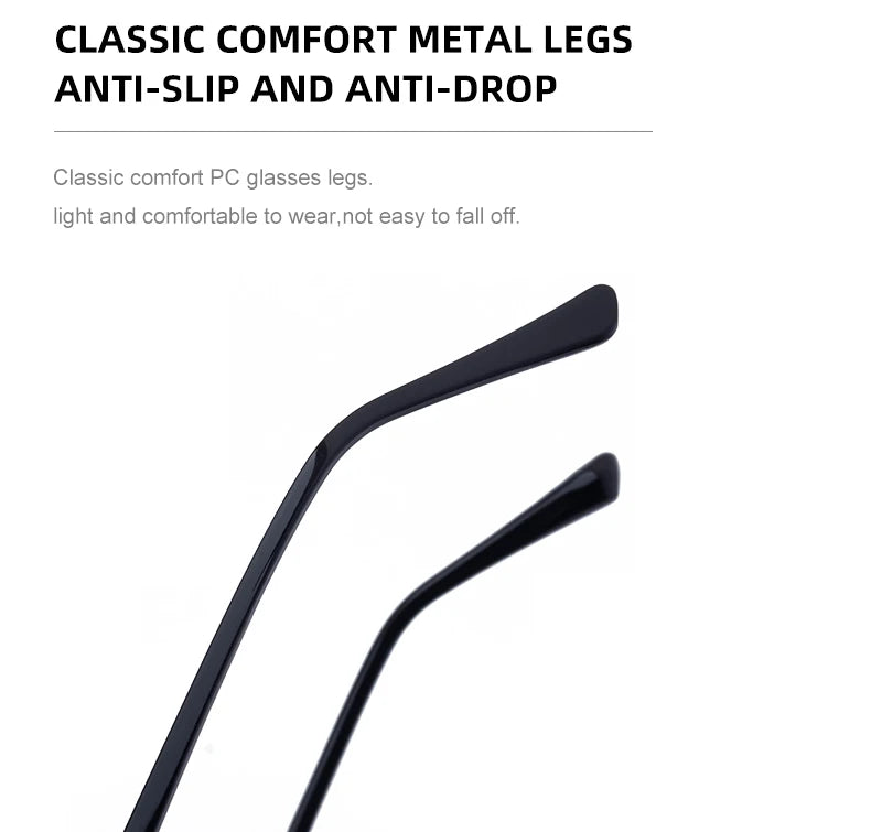 Steampunk Driving Sunglasses - Oversized Square Punk Design with UV400 Protection