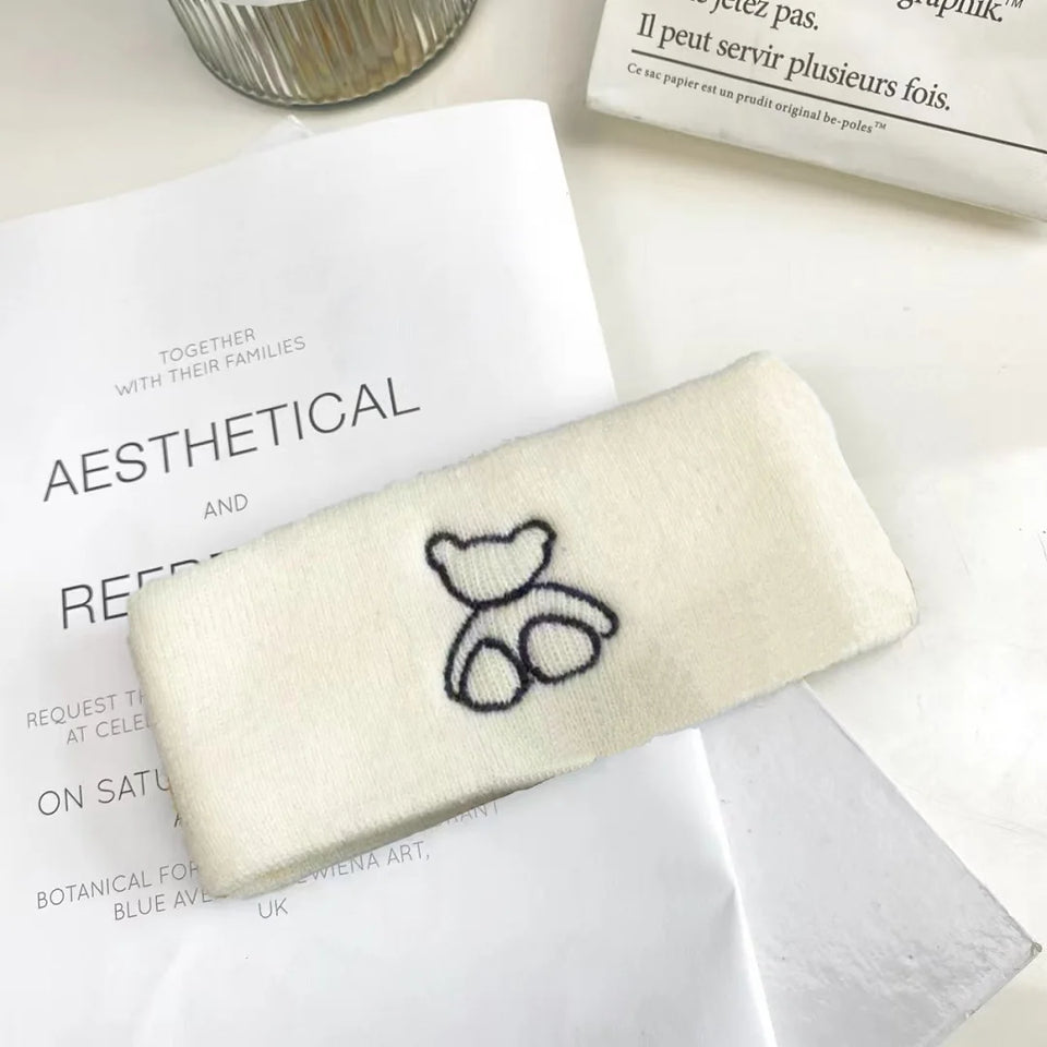 High Stretch Knitted Headband - Yoga, Face Wash & Hair Tie for Autumn/Winter