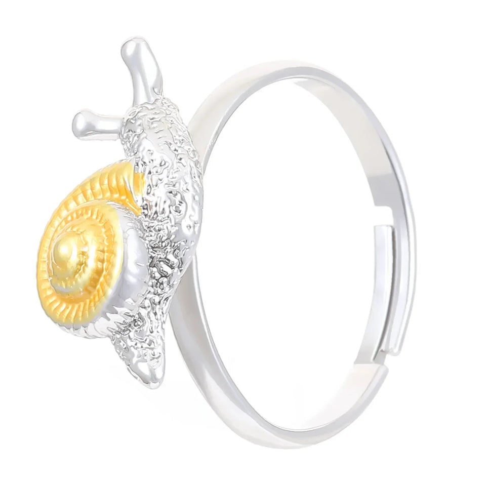 LATS Dainty Snail Earrings - Gold Silver Fashion Studs