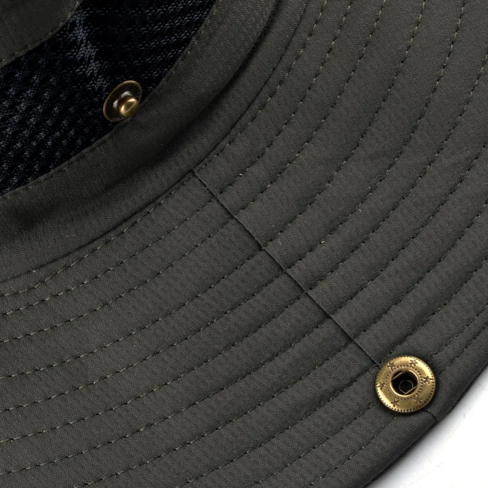 Anti-UV Wide Brim Hat - Unisex Sun Protection for Fishing, Hiking & Beach